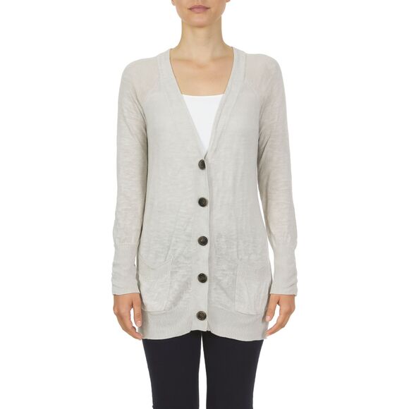 J. Crew Sweaters - J. Crew Grey Linen Blend Elbow Sleeve Sweater XS Quiet Luxury Minimalist Preppy